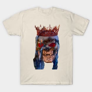 Skull Queen or King Scary Head T-Shirt